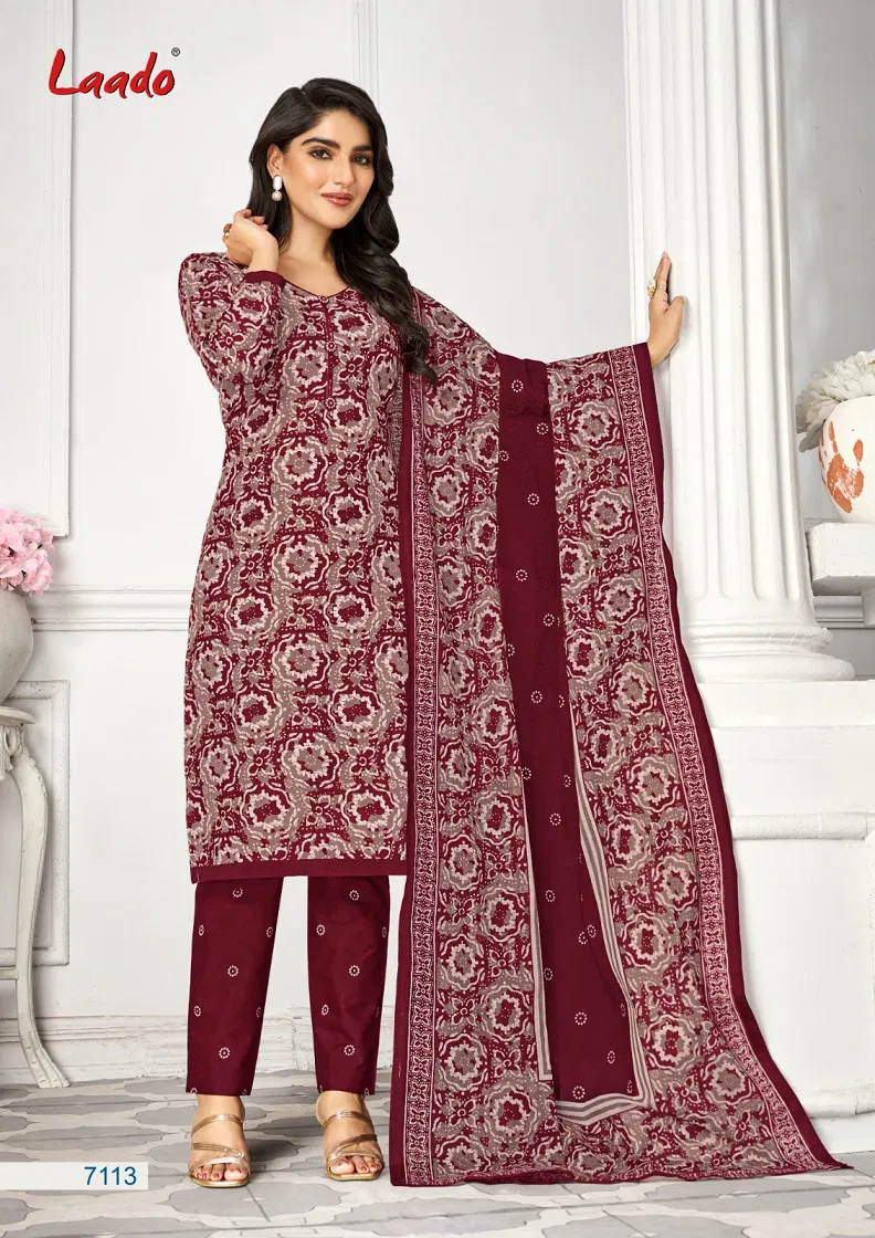 Print Vol 71 By Laado Daily Wear Printed Cotton Dress Material Wholesalers In Delhi